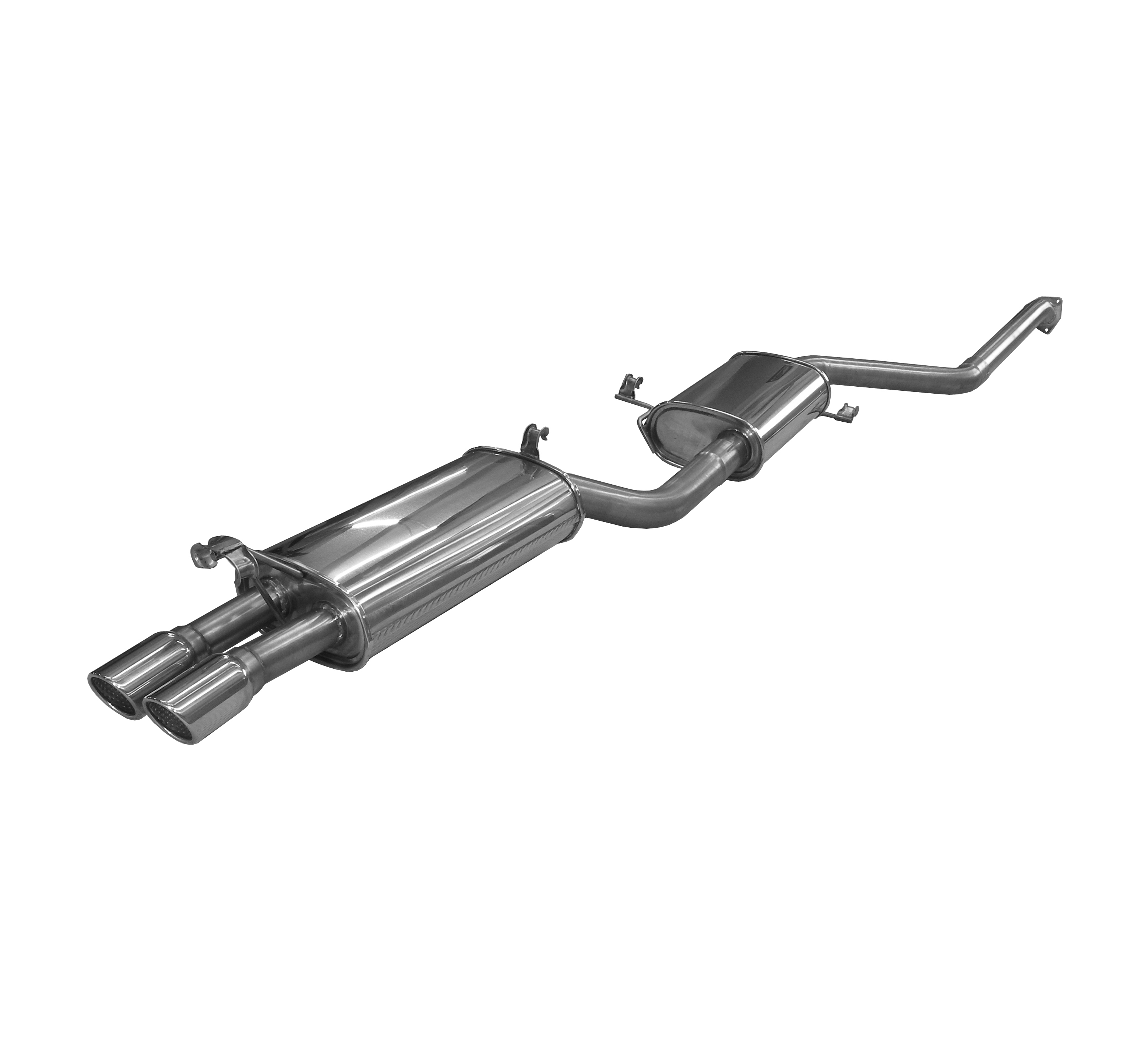 BN-Pipes Sportauspuff eintragungsfrei 60mm Audi 100 C4 Quattro