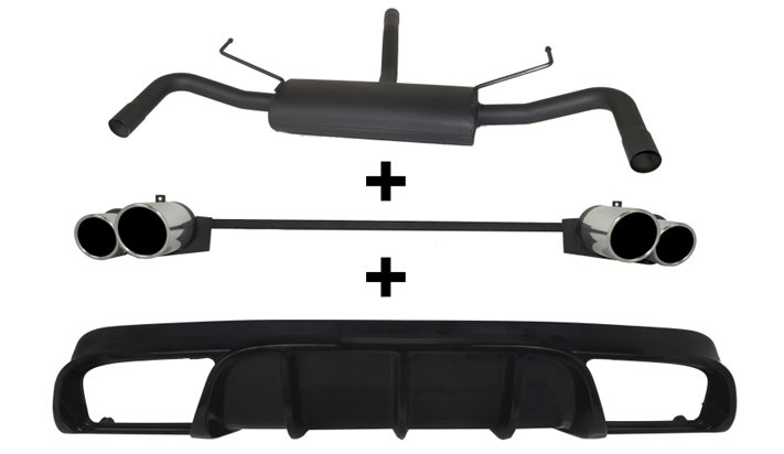Ulter Sport Stahl EG Sportauspuff für Alfa Romeo Giulietta (2010-2016) Hatchback 5D 1.4 TB 77/88/125 kW