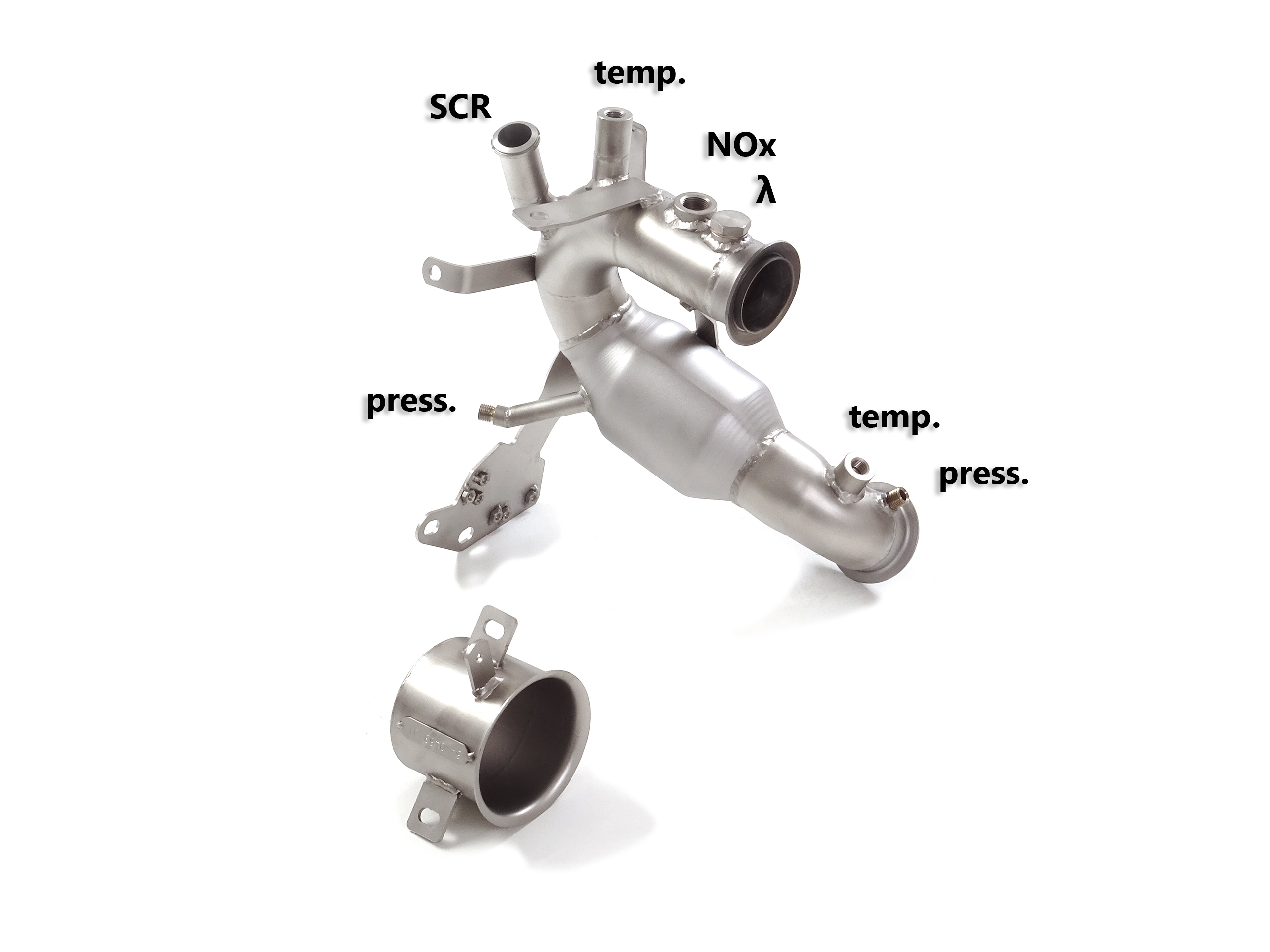 Downpipe + DPF-Ersatzrohr Set VW Tiguan 2.0 TDI AD1 | Ragazzon