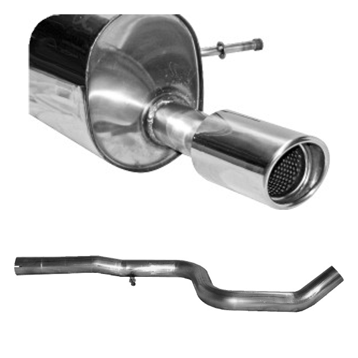 Bastuck Endschalldämpfer Single – Citroen C3 / DS3 C3 / DS3 Benziner VTI