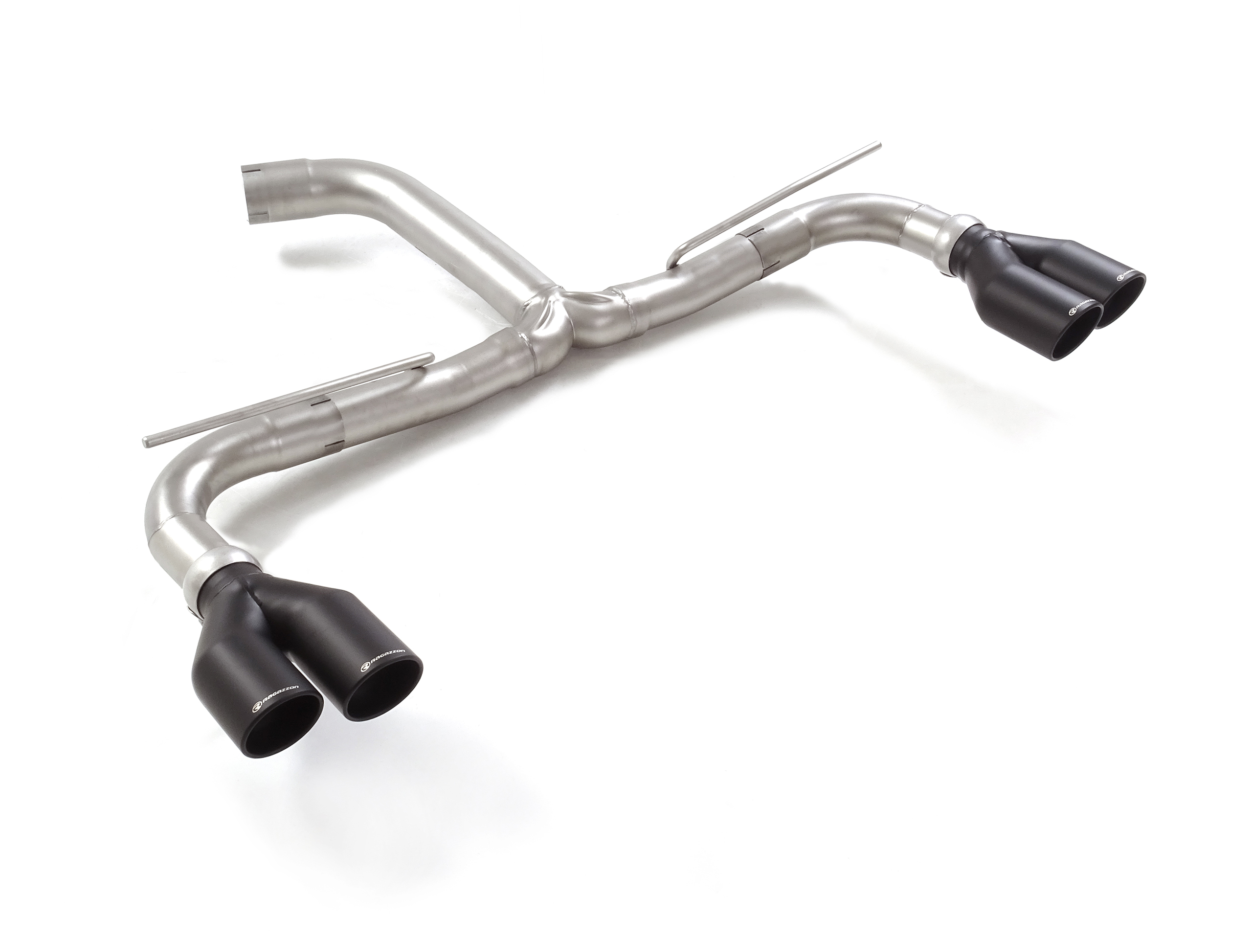 Endrohr-Set Cupra Leon 2.0 TSI 2x80mm schwarz | Ragazzon