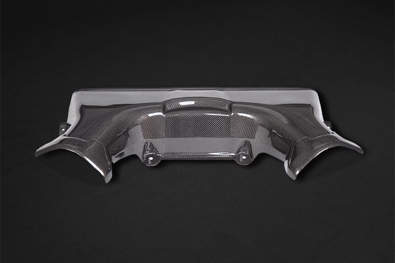 Capristo Carbon Airbox Oberteil & Deckel Ferrari F8 glanz