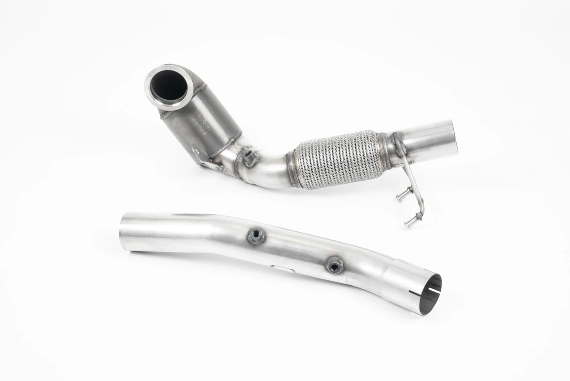 Milltek Sport Downpipe ohne Katalysator passend für Seat Leon Cupra 290 & Skoda Octavia vRS 2.0 TSI Hatch & Estate & VW Golf MK7.5 GTI TCR