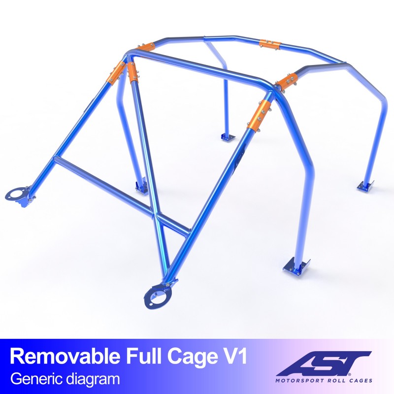 Überrollkäfig BMW 2002 (E10) 2-door CoupeREMOVABLE FULL CAGE V1