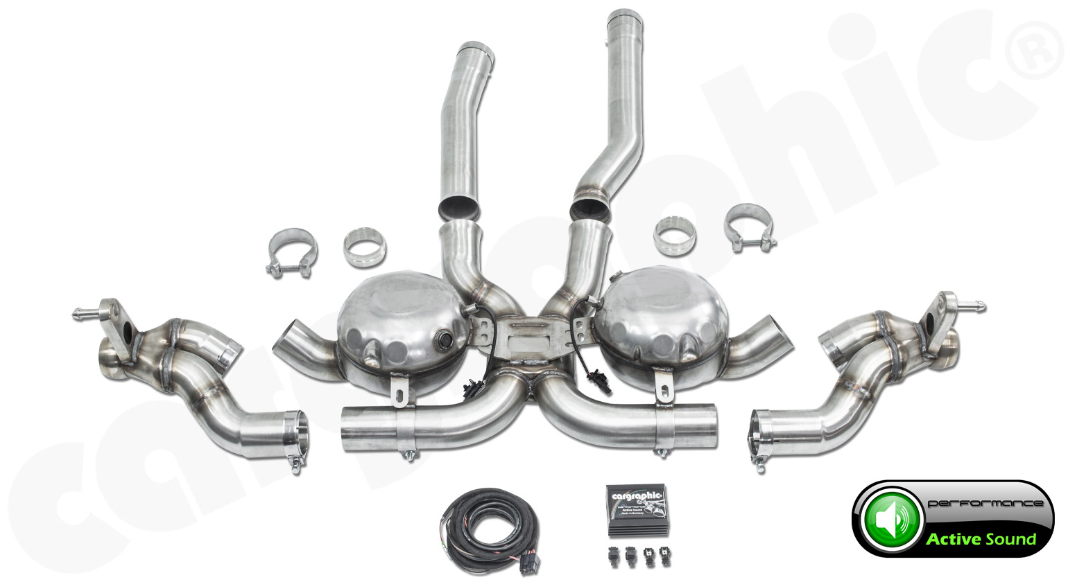 CARGRAPHIC Active Sound System für Porsche Cayenne 958.1 4,2L TDI