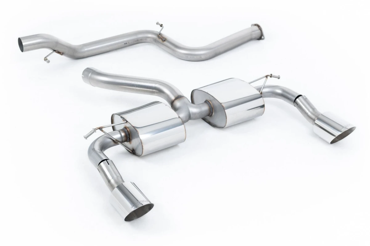 Milltek Sport Auspuffanlage passend für Ford Focus Mk2 RS 2.5T ungedämpft (non-resonated)