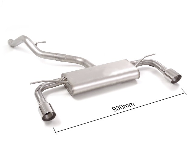 Sportauspuff Seat Leon 5F 1.4 TSI 2x102mm Sport Line ECE | Ragazzon