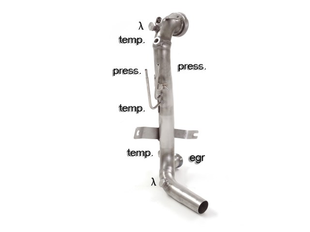 Downpipe + DPF-Ersatzrohr Set Alfa Romeo MiTo 1.3 JTDm | Ragazzon