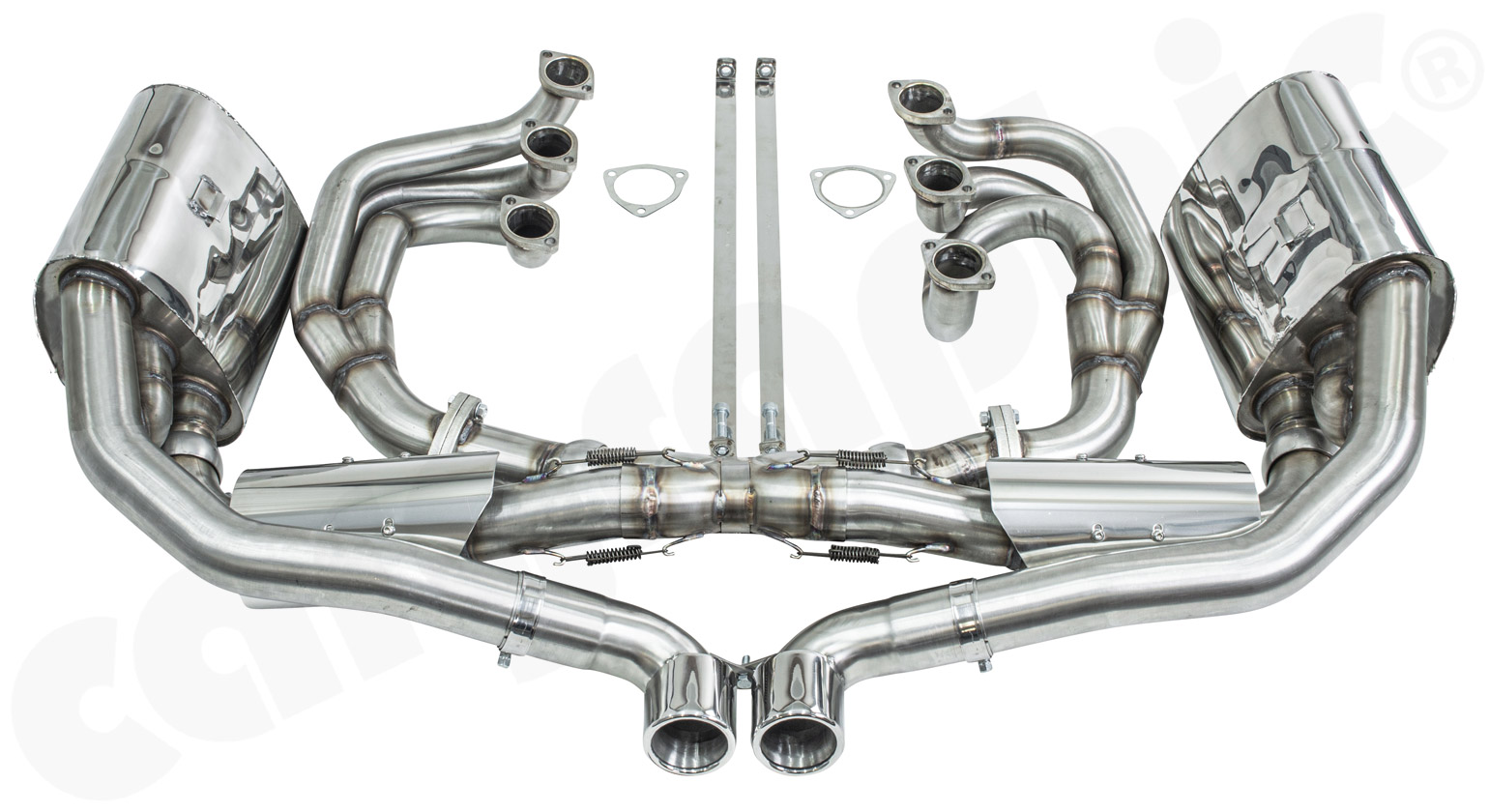 Cargraphic Abgasanlage Porsche 993 ID42 ohne Heizung X-Kat Super Sound