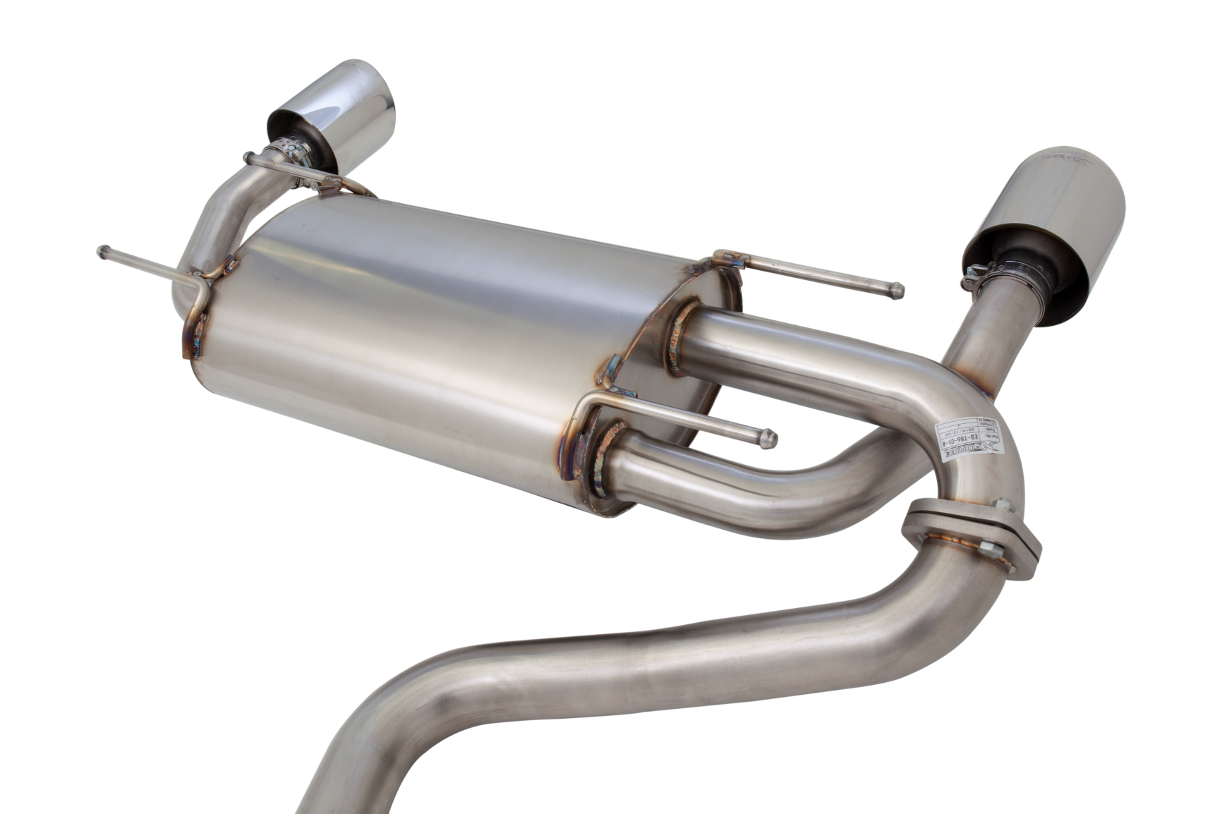 XFORCE Abgasanlage Subaru BRZ 12– 2.5" – Edelstahl