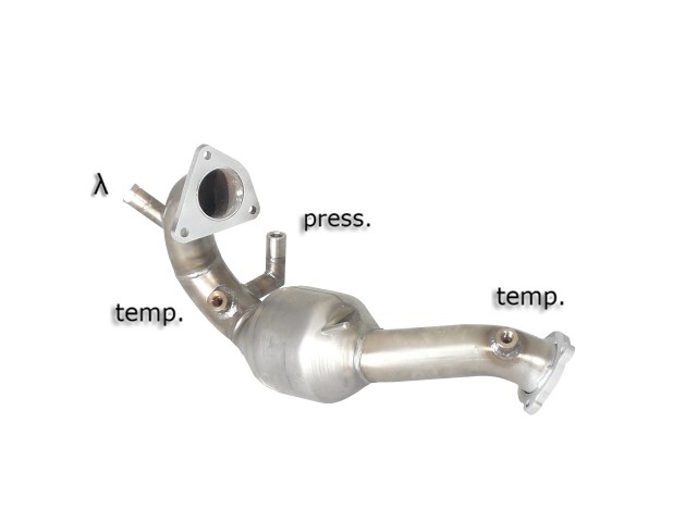 Downpipe + DPF-Ersatzrohr Set Audi A4 B8 2.7 TDI | Ragazzon