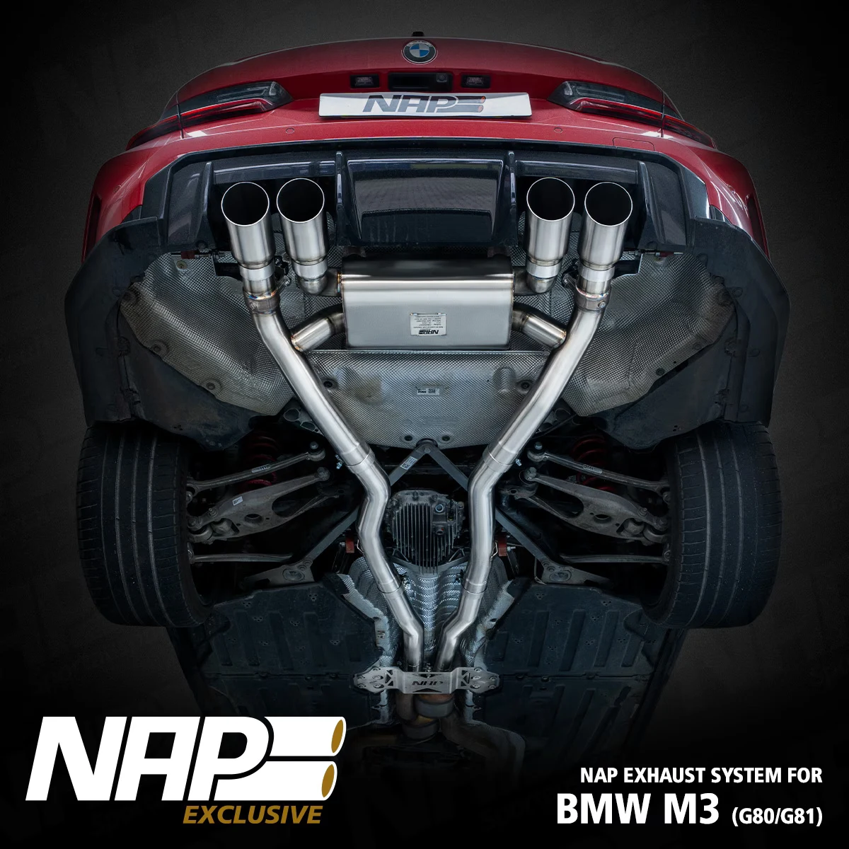 NAP Klappenauspuff passend für BMW M3 (G80 & G81)