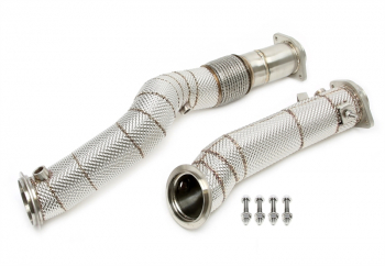 TA Technix Downpipe BMW S58 B30 mit Hitzeschild und Flexrohr