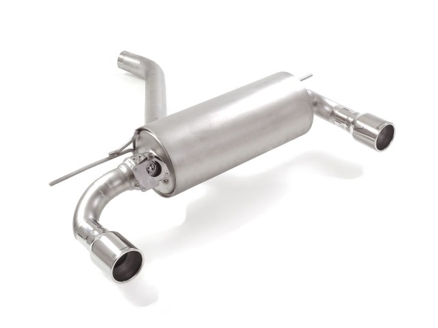 Sportauspuff BMW 120i F21 125i 2x90mm mit Klappe ECE | Ragazzon