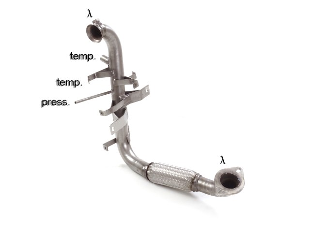 Downpipe + DPF-Ersatzrohr Set Ford Tourneo Mk2 1.5 TDCi | Ragazzon