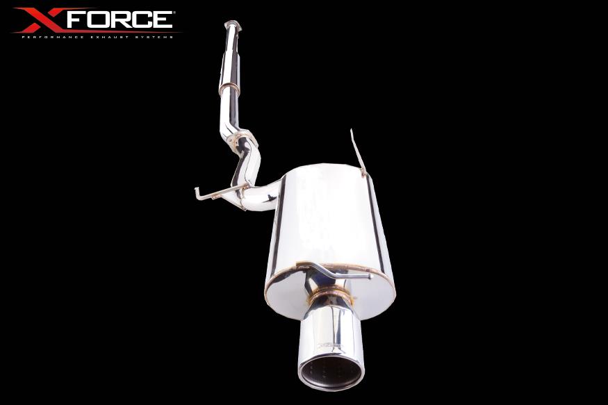 XFORCE Abgasanlage Mitsubishi Lancer EVO 7 8 9 01–07 – Edelstahl