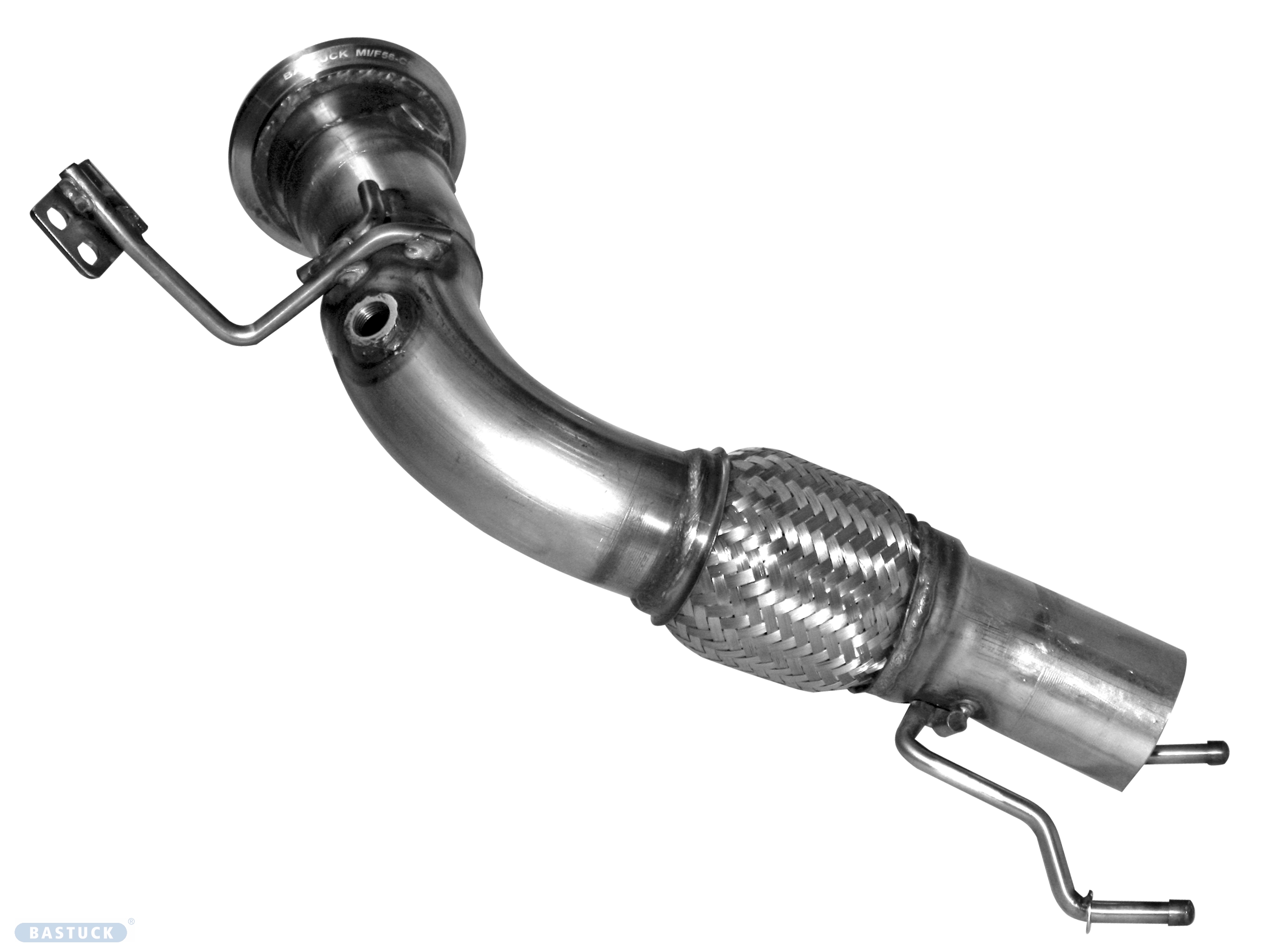 Downpipe/ Ersatzrohr für Katalysator (Dieser Artikel ist nicht für die Nutzung im öffentlichen Straßenverkehr zulässig - Einsatz nur für Rennsportzwecke!)