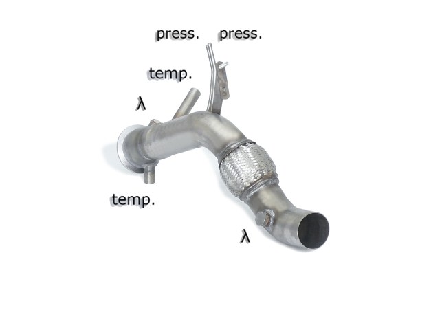 Downpipe + DPF-Ersatzrohr Set BMW 330d F30 | Ragazzon