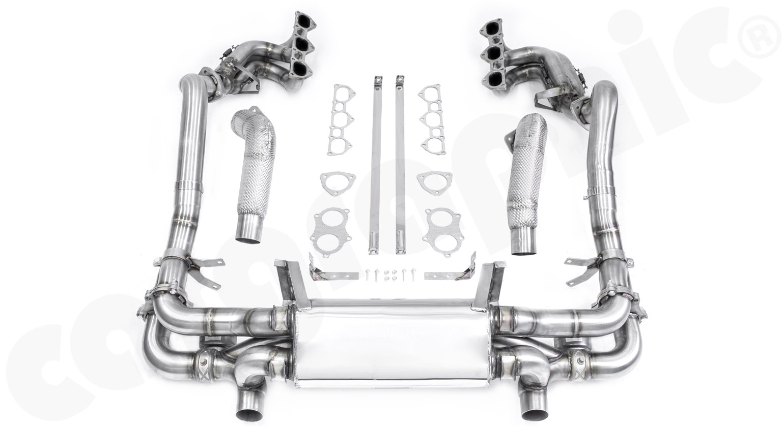 Cargraphic Auspuffanlage Porsche 718 982 Boxster/Cayman GTS/Spyder/GT4 ohne Katalysator