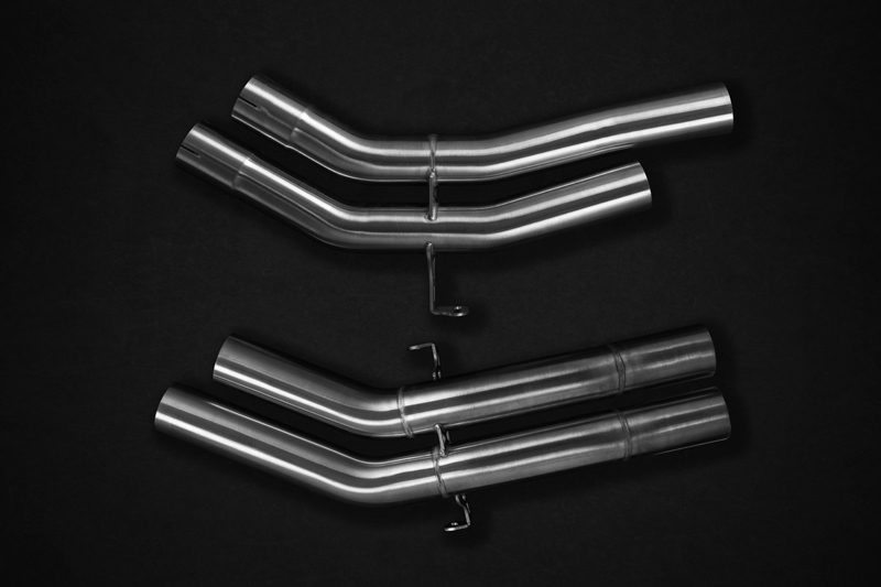 Capristo Vorschalldämpfer Ersatzrohr Singlepipe für Porsche Cayenne V6 Rennsport