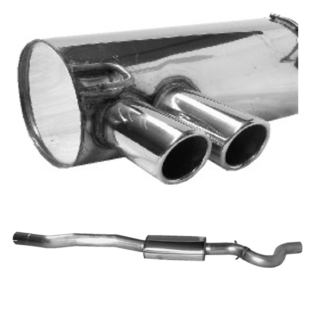 Bastuck Komplettanlage – BMW 3er E92 / 3er E93 318i / 320i / 320si bis Bj. 02/2007 Coupé(E92), Cabrio (E93)
