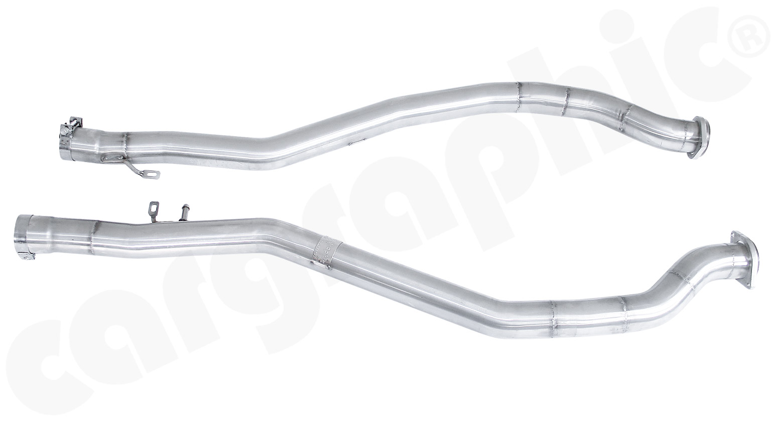 Cargraphic Verbindungsrohrsatz Ferrari 599 GTB/GTO 70mm
