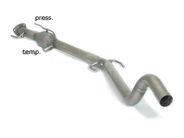 Downpipe + DPF-Ersatzrohr Set Opel Astra H 1.9 CDTi | Ragazzon