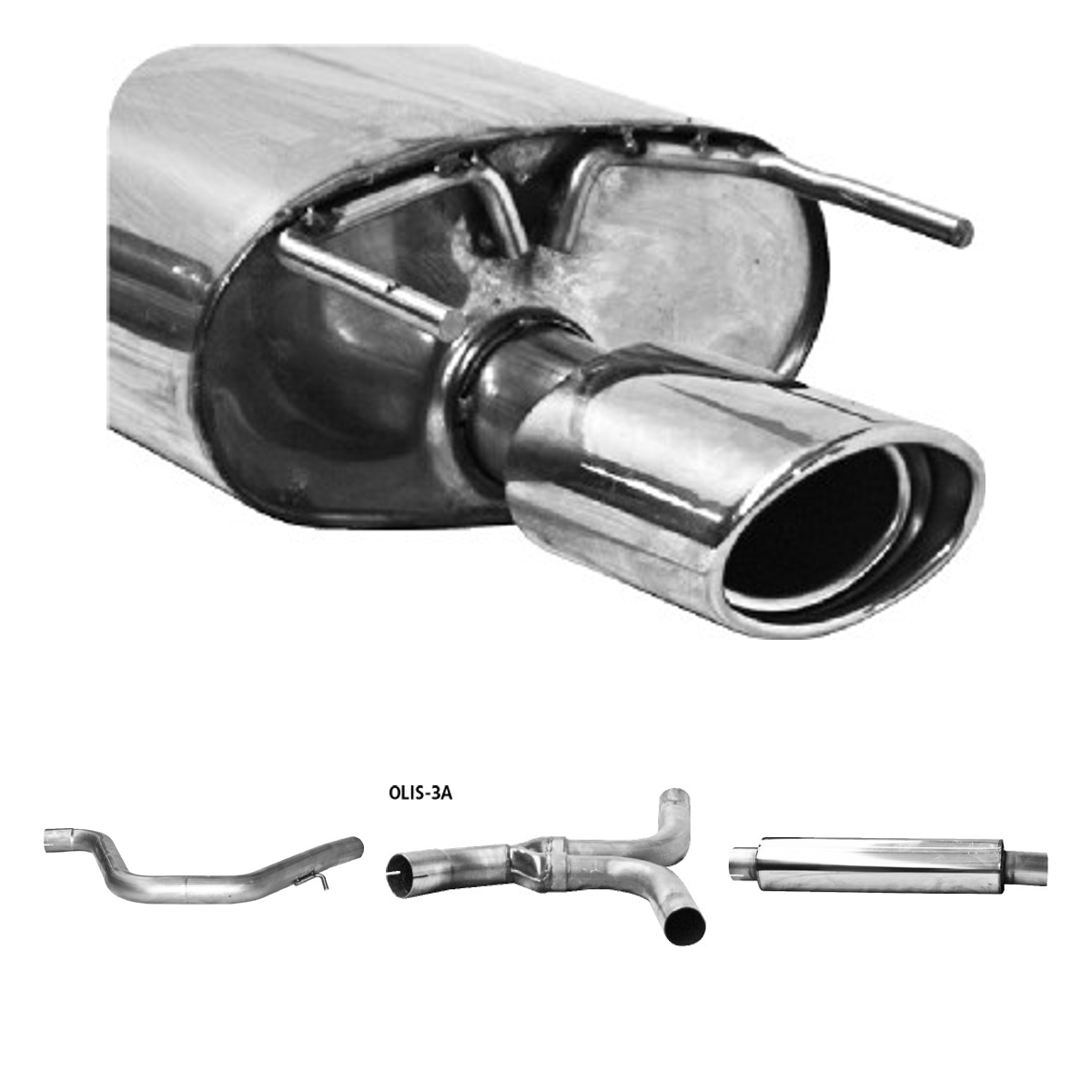 Bastuck Komplettanlage Twin – Opel Insignia A Insignia Kombi 2WD Benziner ESD LH+RH