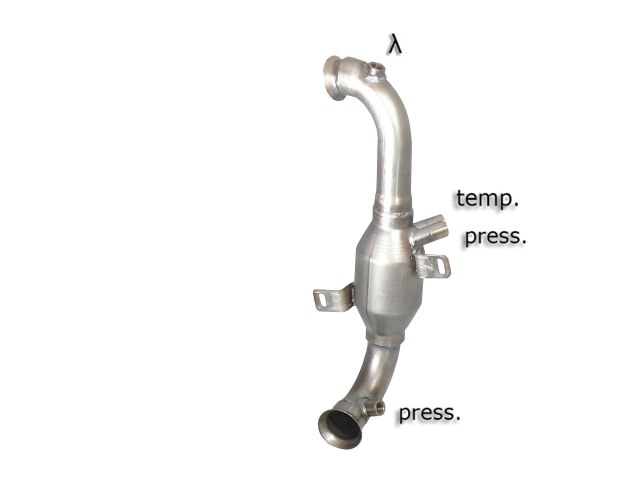Downpipe + DPF-Ersatzrohr Set Citroen C3 1.6 HDi | Ragazzon