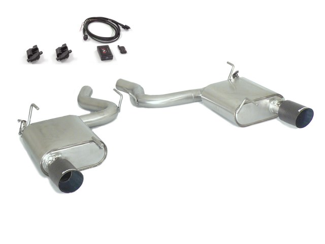 Sportauspuff Ford Mustang VI 2.3 Ecoboost 2x102mm Klappe ECE | Ragazzon