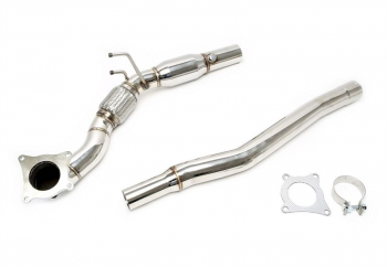 TA Technix Downpipe mit Kat Audi A3 8P Quattro S3 – 4-teilig