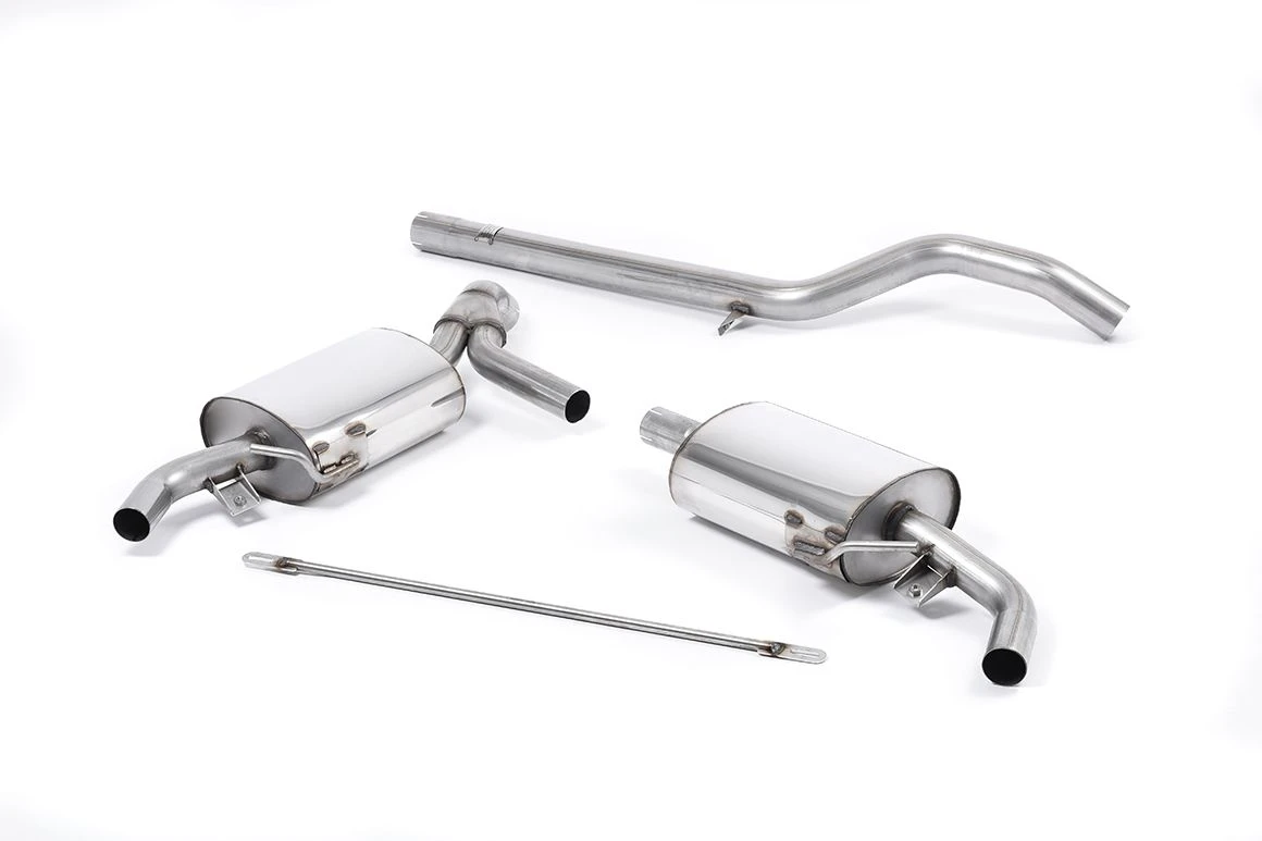 Milltek Sport Abgasanlage passend für Renault Clio 3 200 2.0l 16V 200 inkl. Cup ungedämpft (non-resonated)