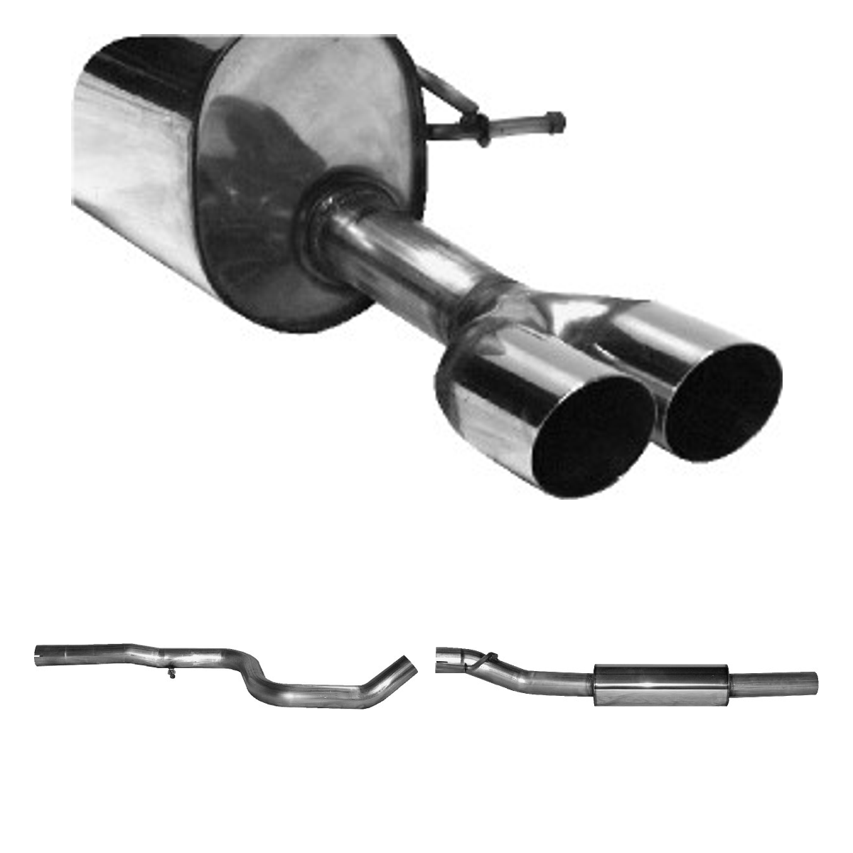 Bastuck Komplettanlage – Citroen C3 / DS3 C3 / DS3 Benziner VTI