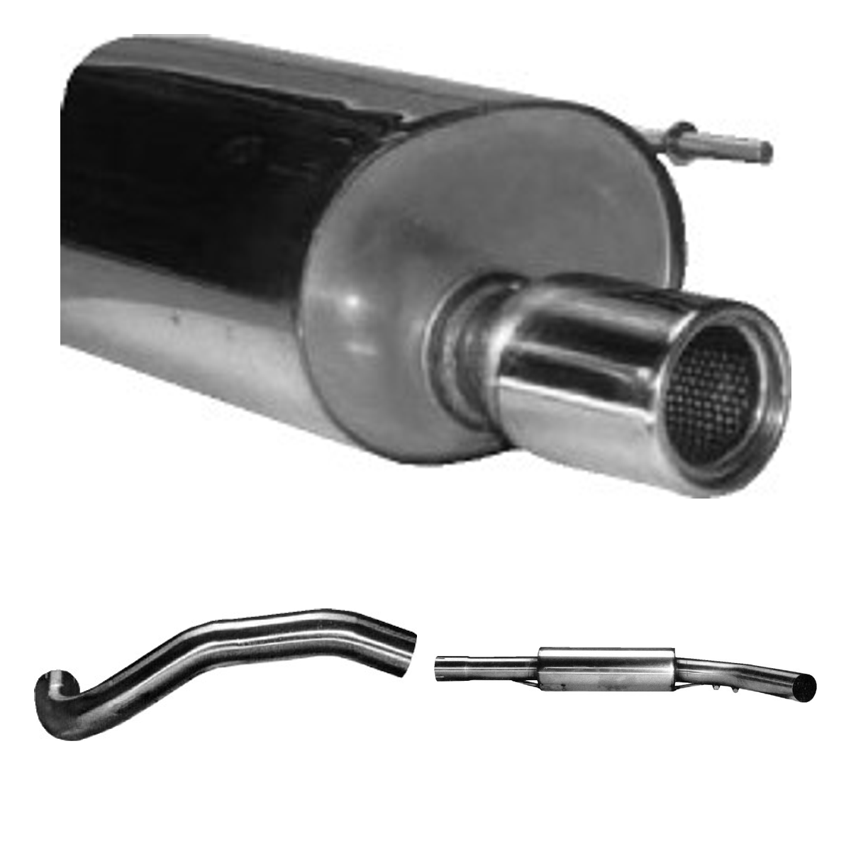 Bastuck Komplettanlage Single – Volkswagen Polo 6N Polo 6N (Bj. 1994-2001)