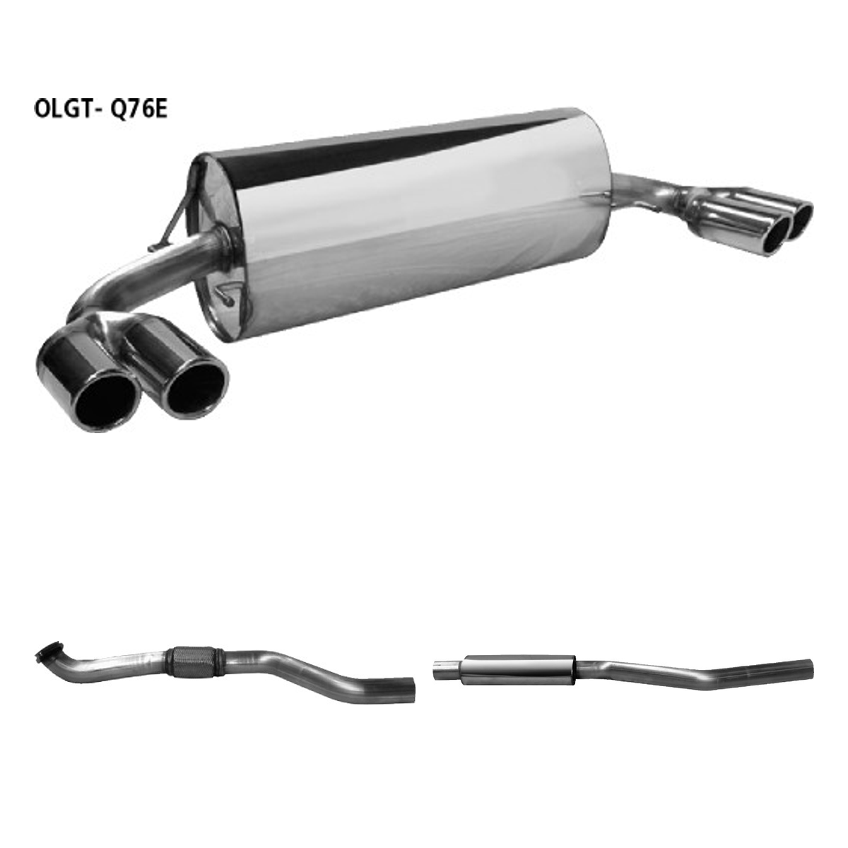 Bastuck Komplettanlage Quattro – Opel GT GT
