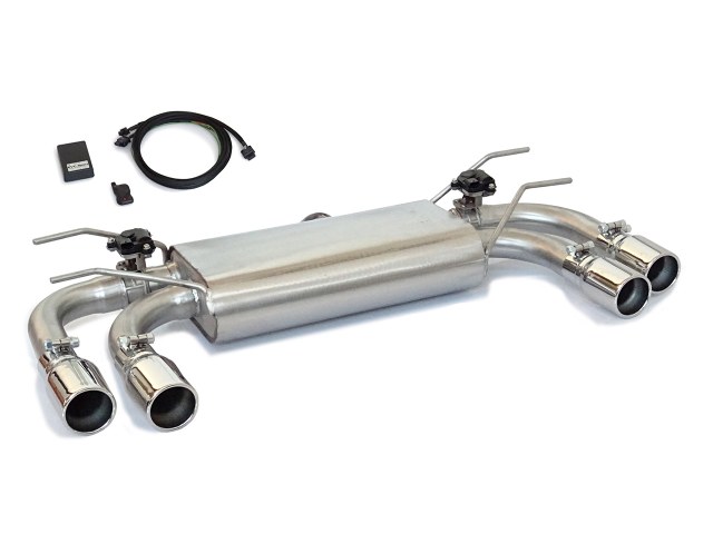 Sportauspuff Abarth 124 Spider 1.4T 2x80mm Klappe ECE | Ragazzon