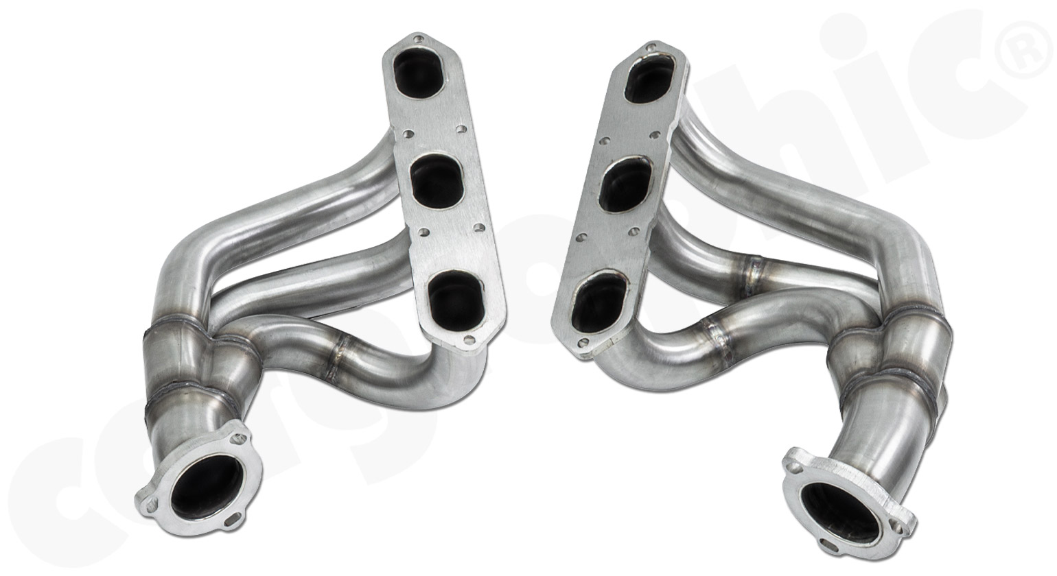 CARGRAPHIC Fächerkrümmersatz für Porsche 911 996 997 Carrera 2/4 3,4l 3,6l 3,8l