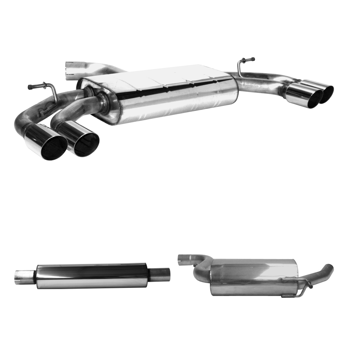 Bastuck Komplettanlage Quattro – Seat Leon 5F Leon 5F Cupra R