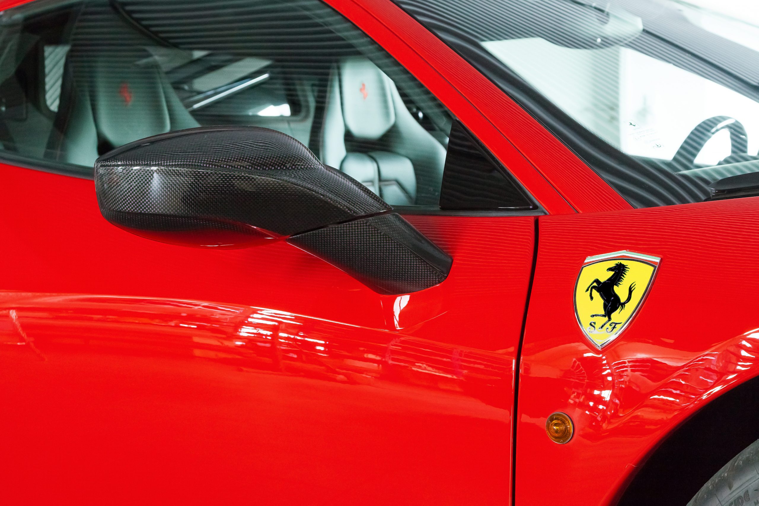 Capristo Carbon Spiegelgehäuse Ferrari 458 Vollcarbon matt