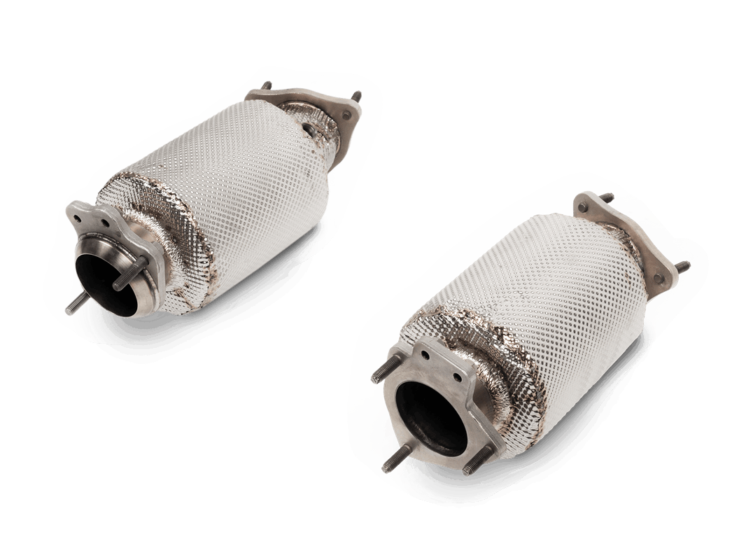 Akrapovic Racing Link Pipe Set ohne Katalysator für Chevrolet Corvette Stingray C8