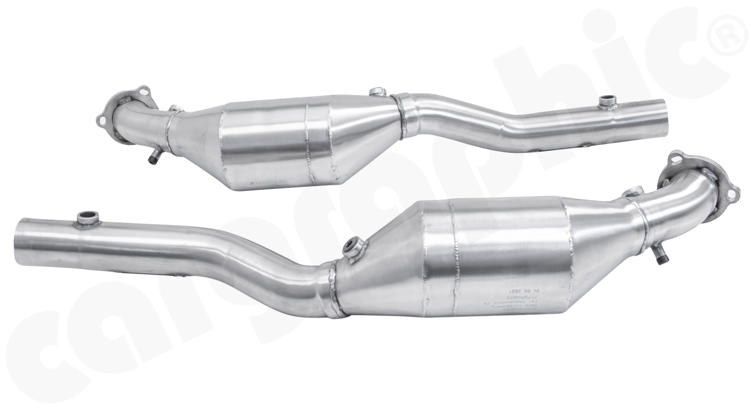 CARGRAPHIC Sportkatalysatorsatz 200 Zellen Kats für Porsche 996 3,6l Carrera 2/4