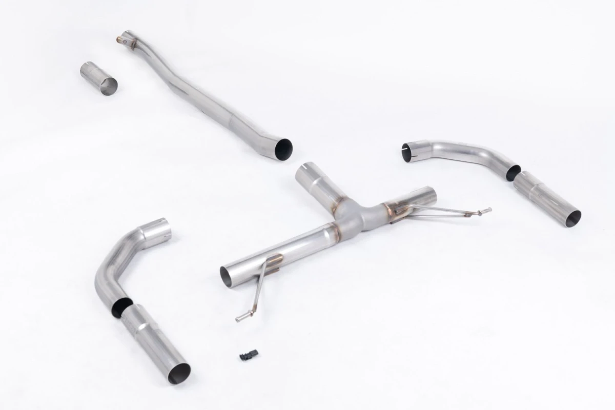Milltek Renn-Auspuffanlage passend für Mercedes A-Klasse A35 AMG 2.0 Turbo Saloon/Sedan & CLA35 Coupe Shooing Brake