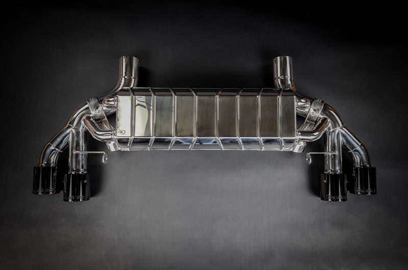 Capristo Sportauspuff BMW M5 CS F90 ECE OEM-Aktuatoren Alu-Endrohre