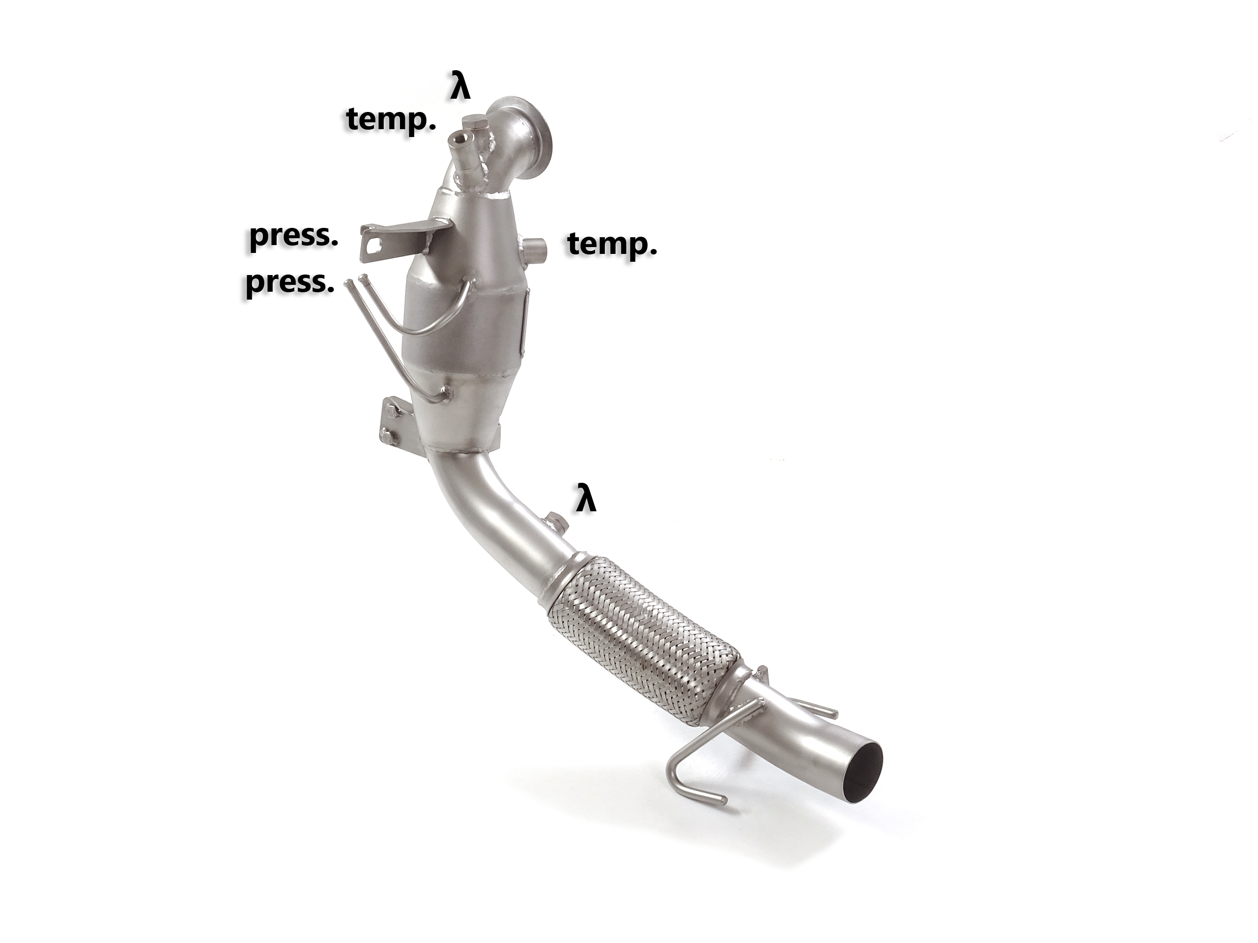 Downpipe + DPF-Ersatzrohr Set BMW 218d F45 Active Tourer | Ragazzon