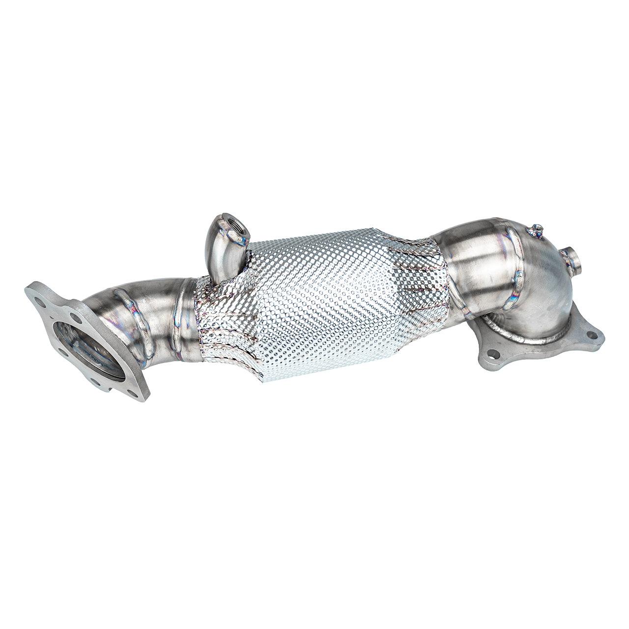 Bull-X Downpipe 3,5" Honda Civic Type R FK2 310PS - inkl. 100 Zellen Sportkat (ohne Betriebserlaubnis)
