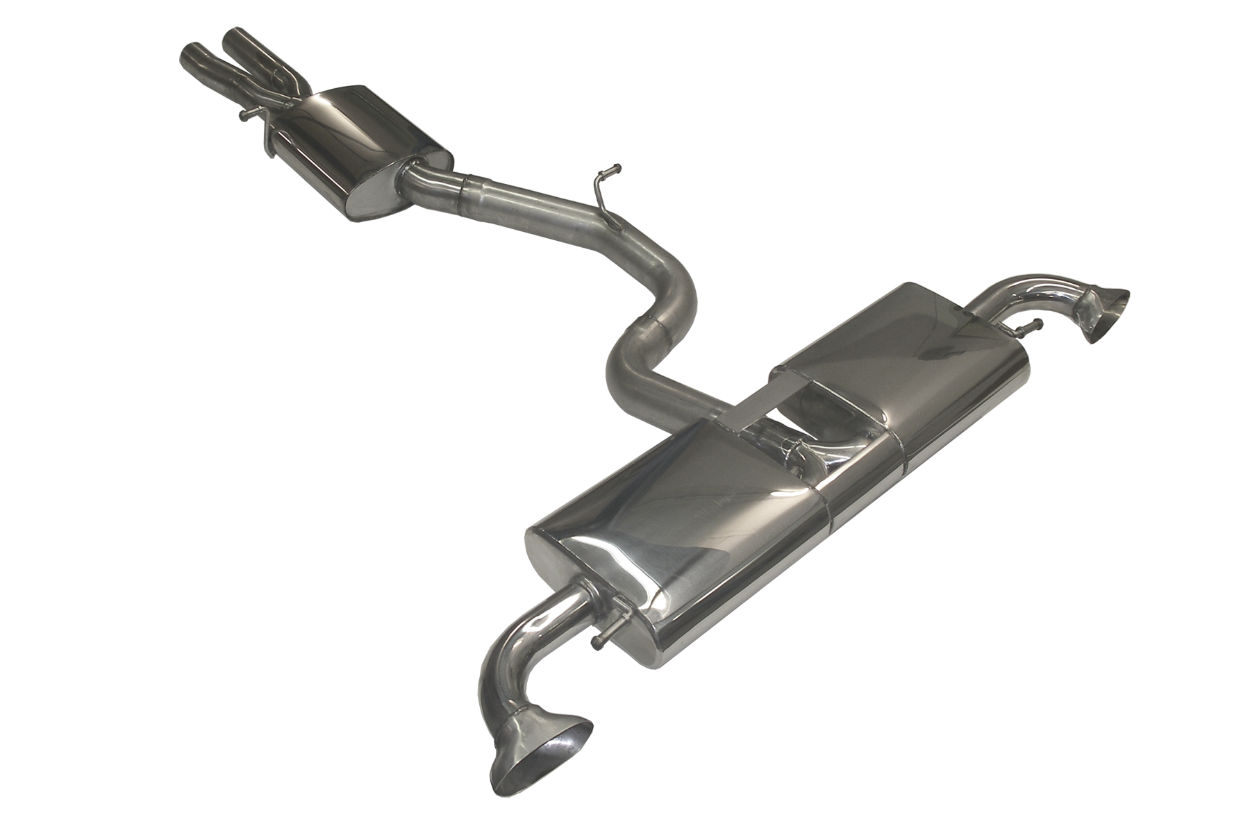 BN-Pipes Sportauspuff Audi TTRS 8J Quattro Edelstahl EG-Gutachten