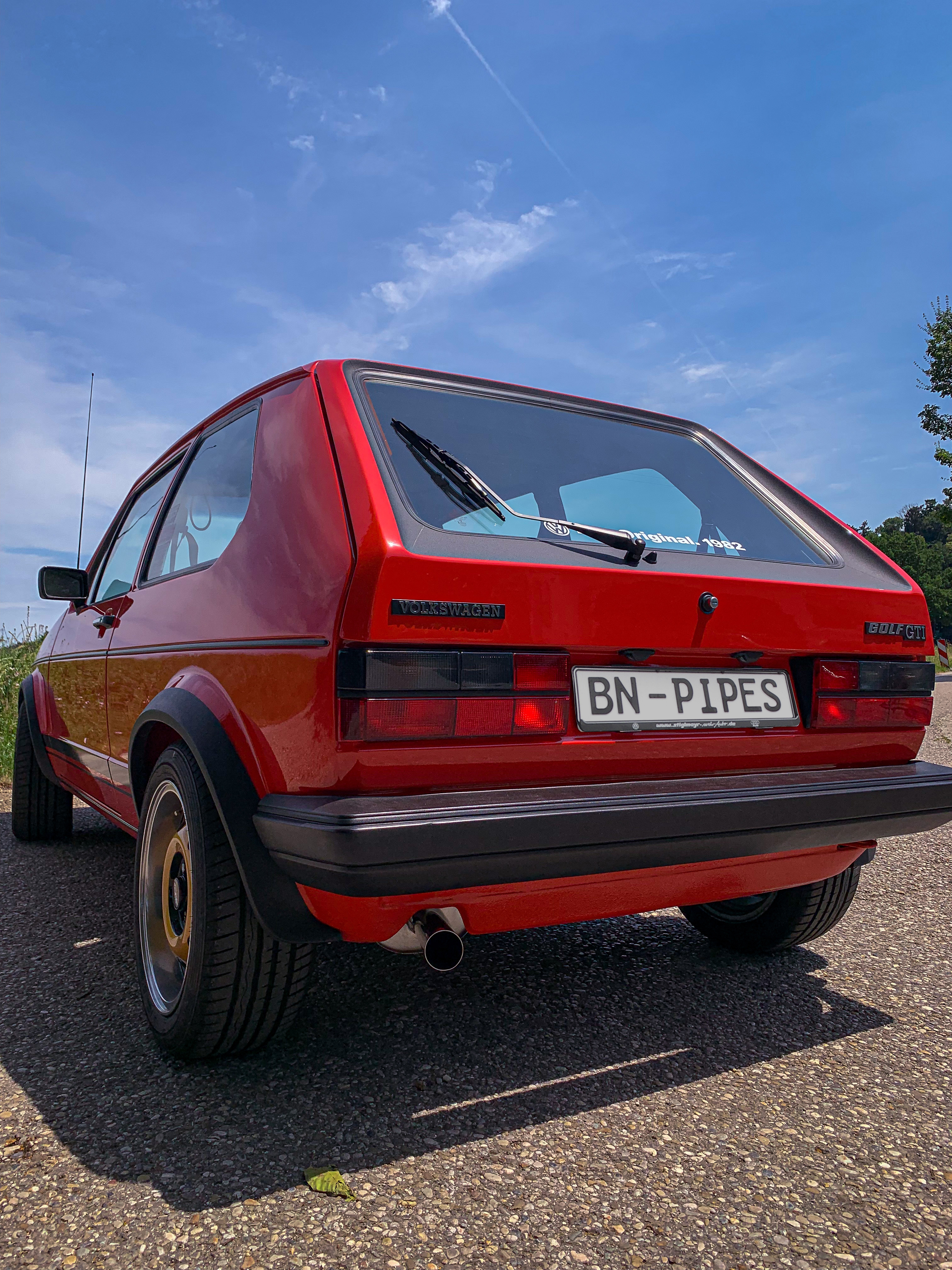 BN-Pipes Sportauspuff VW Golf 1 GTI Edelstahl H-Zulassung eintragungsfrei
