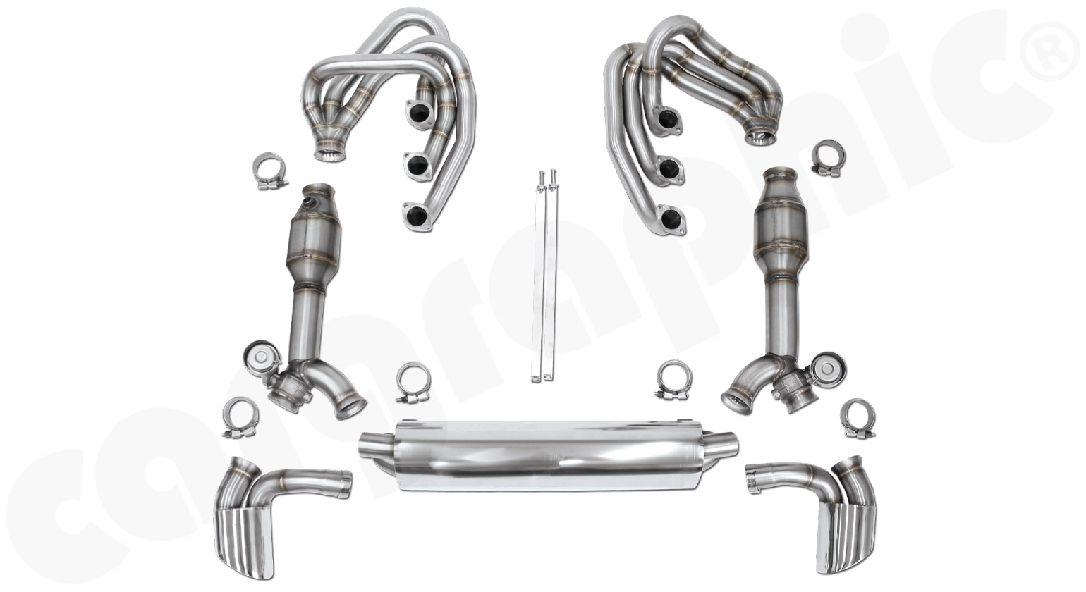 Cargraphic Abgasanlage 964 ID42 100cpsi Klappen Sound / Super Sound