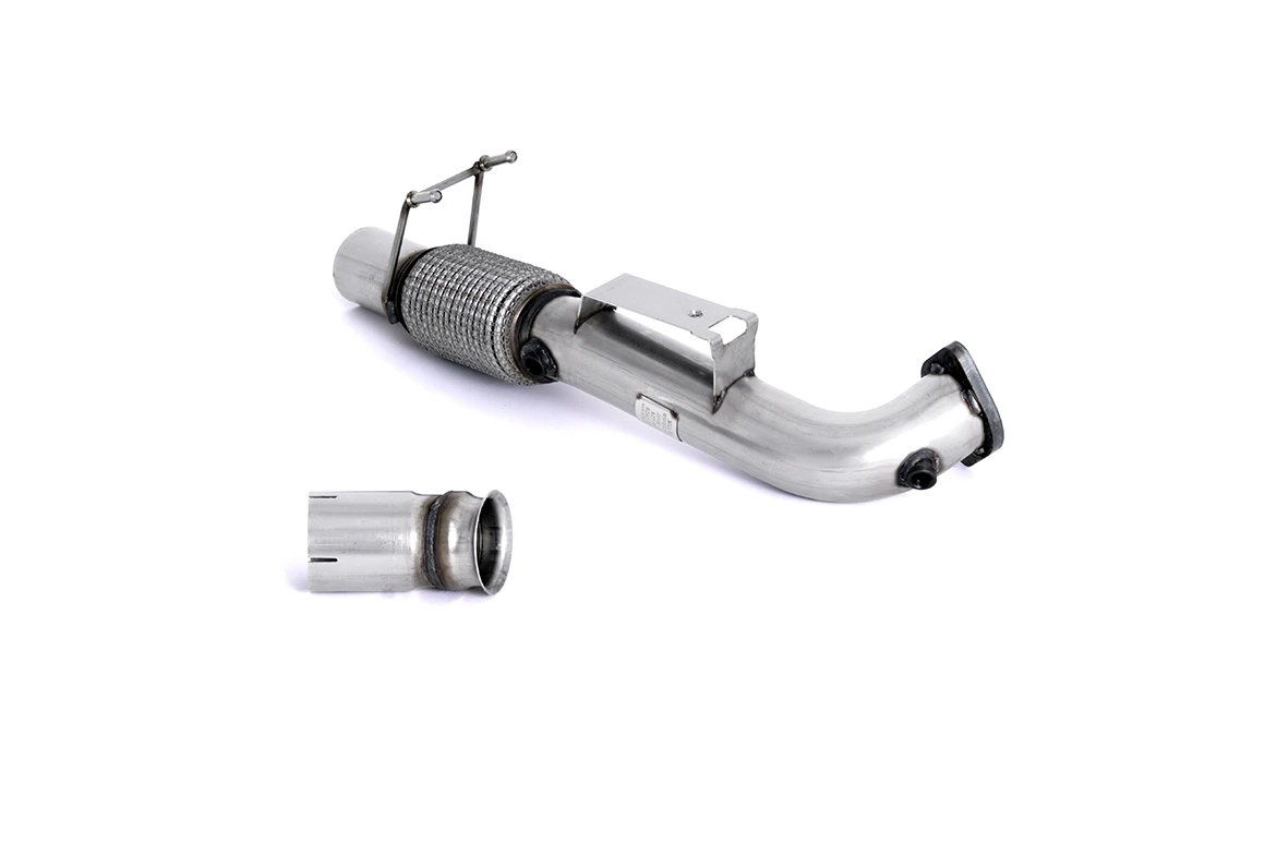 Milltek Sport Downpipe (ohne Kat) passend für Ford Focus Mk3 RS 2.3 76,2mm