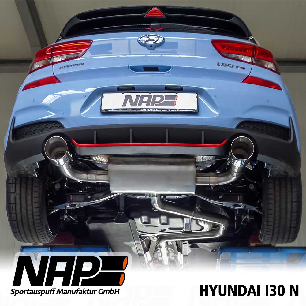 NAP Klappenauspuff passend für Hyundai i30 N (Performance)